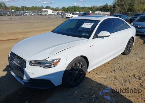 2016 Audi A6 3.0T Premium Plus z USA, uszkodzony, nr VIN WAUFGAFC2GN189967